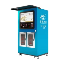 Distributeur d'eau alcaline, Distributeur d'eau par osmose inverse, Pièce et carte acceptées