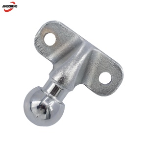 <span class=keywords><strong>Bola</strong></span> de <span class=keywords><strong>Remolque</strong></span> de 2 Orificios y 50 mm, <span class=keywords><strong>Bola</strong></span> de Enganche para <span class=keywords><strong>Remolque</strong></span> de Acero al Carbono Galvanizado para Automóviles, Remolques y Caravanas - Product Image 2
