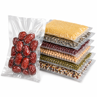 Sacs sous vide haute barrière 7 couches co-extrudées PA/PE gaufrées anti-perforation, pochettes congelables pour viande et fruits de mer