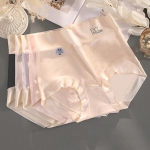 Bragas de encaje abdominal de cintura alta para mujer, bragas sin costuras, ropa interior de algodón de talla grande para mujer - Product Image 6