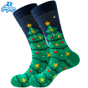 Vente en gros Chaussettes de sport de Noël unisexes Chaussettes de Noël laides en coton Offre Spéciale pour hommes et femmes - Product Image 6