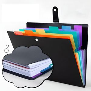 5 Pocket Expanding File for School and Office Organization Practical Filing Product - Product Image 3