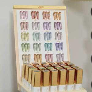 LADAI – Kit de vernis à ongles gel pailleté 24 couleurs, gel <span class=keywords><strong>holographique</strong></span> scintillant, vernis gel UV/LED à retirer par trempage pour salon de manucure et DIY à domicile - Product Image 1