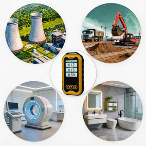 เครื่องตรวจจับรังสีแกมมาและเบต้าแบบพกพา ชาร์จไฟได้ พร้อมเครื่องวัดปริมาณรังสีกีเกอร์และเครื่องวัดปริมาณรังสีนิวเคลียร์ - Product Image 6