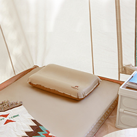 Matelas pneumatique pour l'extérieur, fournitures de plein air, fil élastique, lit pneumatique, camping, coussin de sommeil confortable, pompe électrique intégrée