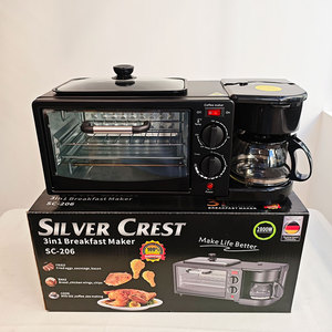 In Stock Multifunction Breakfast Machine 3-in-1 <b>Toaster</b> Oven Frying Pan 9L Coffee Maker Household <b>Toaster</b> Sandwich Maker 3 in 1 - Product Image 2