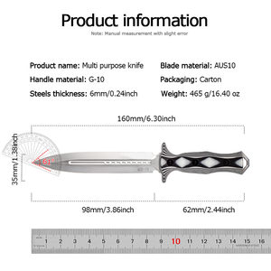 Cuchillo de Hoja Fija Multifuncional Personalizable Zebra Electric God, de Alta Calidad, Acero Inoxidable G10, Soporte OEM, Modelo de 1 Año - Product Image 6
