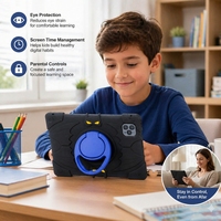 Tablette Octa Core 10,1 pouces à Prix de Gros, MTK6763, Android 14, 12+512 Go, SIM, 6000 mAh, Étui en Silicone Antichoc, Usage Professionnel, 5MP+13MP