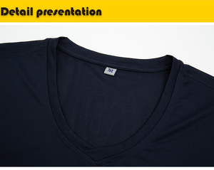 Camiseta de Manga Larga para Hombre, 92% Poliéster, 8% Elastano, Secado Rápido, Transpirable, Antiarrugas, Corte Holgado, Cuello Redondo - Product Image 4
