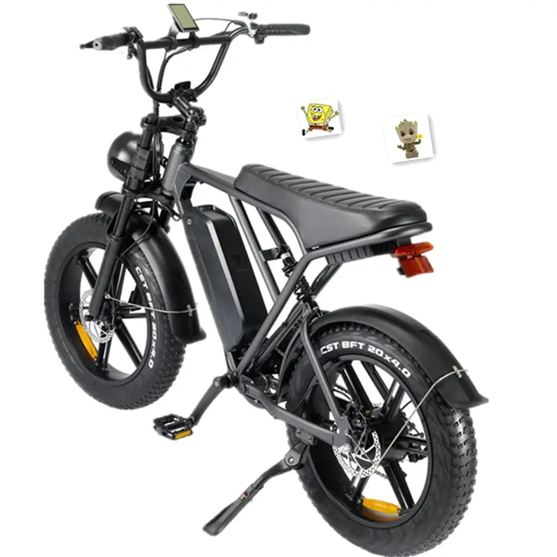 Yeni stil Motor pedalı yardımcı yetişkin elektrikli bisiklet dağ bisikleti 50 km h elektrikli döngüsü mtb yağ lastik bisiklet