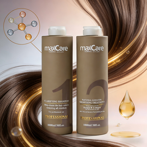 <span class=keywords><strong>Keratina</strong></span> para el Cuidado del Cabello de Marca Privada, 1000 ml, Champú en Crema Profesional para Limpieza Profunda, Suavizante y Nutritiva, Venta al por Mayor - Product Image 2