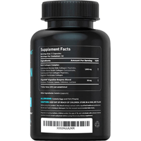 Capsules de peptides de collagène multi-sources à marque privée, 60 comprimés, pour adultes, compatibles Keto, sans OGM, complément alimentaire pour le soutien articulaire