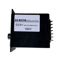 Contrôleur de vitesse de moteur DC-51 400W, entrée AC 220V, sortie DC 0-180V, régulateur de moteur PMDC
