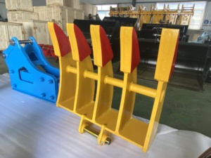 Râteau de déblaiement certifié CE européen pour pelle DX200, râteau à racines avec longueur et style personnalisés - Product Image 3