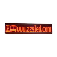 Affichage LED de destination pour bus, affichage de l'itinéraire extérieur avec cadre en aluminium -40 ° C~+80 ° Garantie 10 ans contre les intempéries