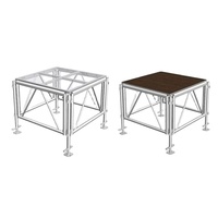 Plate-forme de scène en aluminium portable d'occasion bon marché de haute qualité RK et scène mobile à vendre Offres Spéciales