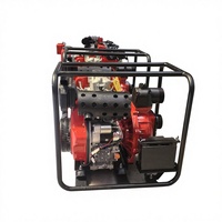 Système de pompe à eau incendie diesel avec accouplement fixe et raccord à bride en acier inoxydable