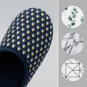 Pantuflas Babucha Marroquíes de Tela RPET con Personalización Ilimitada de Patrones para Mujer, Pantuflas Mules Geométricas Elegantes para Mujer - Product Image 2