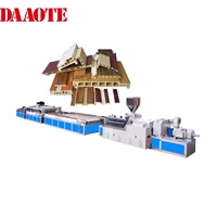 Mesin pres ekstrusi saluran produksi ekstruder terus menerus profil pintu jendela PVC HDPE PP GMT