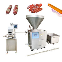 Machine à clipser les saucisses pneumatique automatique de haute qualité, fonctionnement stable pour l'usine de saucisses