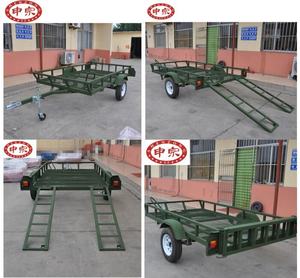 Plant Trailer Camping Motorfiets Trailer Tandem ATV Buggy Trailer - Product Image 4