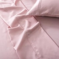 Ensemble de draps-housses 4 pièces pour lit Queen Size, 100% fibre de bambou, 300 fils, respirant, rafraîchissant, poches profondes 16 pouces