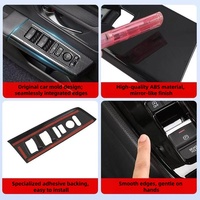 Accessoires de modification automobile : Panneau de lève-vitre en acier inoxydable pour CR-V 2023, modification intérieure