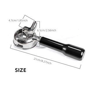 Portafiltro de Espresso de Doble Boquilla de 58 mm con Mango de Plástico, Compatible con la Mayoría de las Cafeteras E61 - Product Image 4
