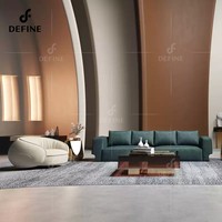 All-in-One-Luxus-Wohnzimmer lösung für zu Hause mit Sessel und Sofa garnitur für Apartments