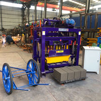 Machine de fabrication de blocs de ciment solide haute capacité WJ 4-40 Ligne de production pour la fabrication de briques en usine pour le Kenya et l'Ouganda