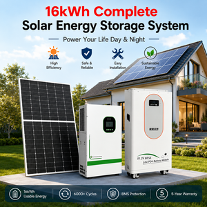 ชุดระบบพลังงานแสงอาทิตย์แบบไฮบริดสำหรับบ้านและธุรกิจ 15kW 16kW 20kW แบบออฟกริดและออนกริด พร้อมแบตเตอรี่ลิเธียม - Product Image 3