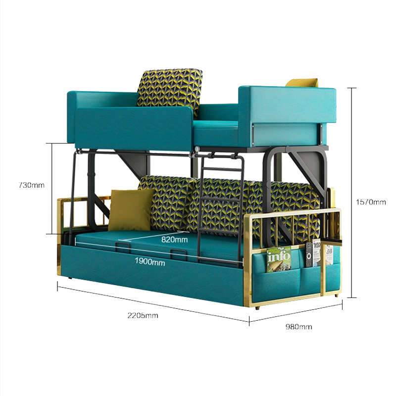 Tempat Tidur Sofa Kamar Tidur Anak, Inovasi Baru Furnitur Tempat Tidur Susun Modern