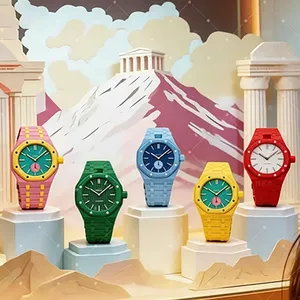 Kit de Modificación de Correa de <span class=keywords><strong>Reloj</strong></span> de Lujo, Totalmente en Cerámica, Biomaterial, Estilo Bolsillo, para Relojes <span class=keywords><strong>Swatch</strong></span> y AP Royal POP - Product Image 3
