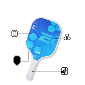 Paleta <span class=keywords><strong>de</strong></span> Pickleball Personalizada <span class=keywords><strong>de</strong></span> Fibra <span class=keywords><strong>de</strong></span> Carbono Profesional Ligera <span class=keywords><strong>de</strong></span> 14 mm con Pelotas <span class=keywords><strong>de</strong></span> Pickleball - Product Image 2