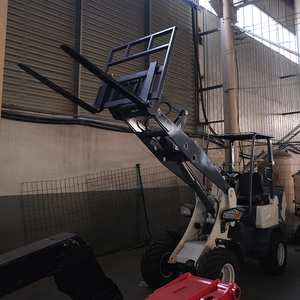 รถตักล้อยางไฟฟ้าขนาดเล็กของจีน หลายฟังก์ชั่น บุ้งกี๋อเนกประสงค์ ความจุ 1.2 ตัน ยกได้สูงสุด รถตักล้อยางไฟฟ้า - Product Image 2