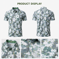 Polo de golf personnalisé pour homme, 89 % polyester, 11 % élasthanne, respirant, séchage rapide, protection UV, léger, vêtements de sport
