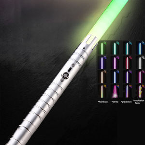 <span class=keywords><strong>Sabre</strong></span> <span class=keywords><strong>Laser</strong></span> à Balançoire en Métal, Jouets de Force de Duel, Balançoire Lisse, Led RGB, Épée Lumineuse pour Fête, Cosplay - Product Image 2