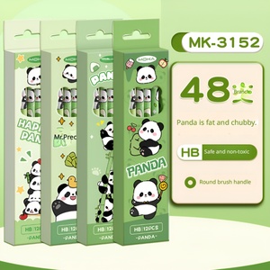 Set di Matite Cartoon Carine per Studenti delle Scuole Elementari, Matite per Schizzi e Disegni Senza Piombo HB con Gomma, 48 Pezzi Resistenti alla Rottura - Product Image 3