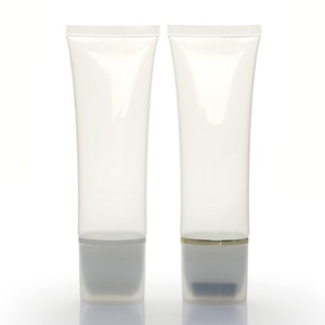 Transparent Cream Cosmetic Lotion Massage 200ml PP Empty <b>Plastic</b> <b>Tube</b> Glossy Matte Soft Squeeze Package Screen Printing - Product Image 1