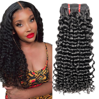 Extensiones de Cabello 100% Alineadas con la Cutícula, Cabello Virgen 12A Sin Procesar, Doble Trama a Máquina, Ondulado Profundo, Cabello Virgen Vietnamita 100%