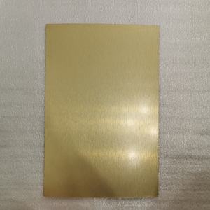 <span class=keywords><strong>HPL</strong></span> Metálico Dorado Cepillado para Puertas de Muebles, <span class=keywords><strong>Tablero</strong></span> Fenólico Formica de 1220*3050 mm, Lámina de Laminado de Alta Presión - Product Image 6