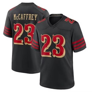 Nieuw heren San Francisco American Football shirt met geborduurd logo, aanpasbaar shirt met logo - Product Image 2