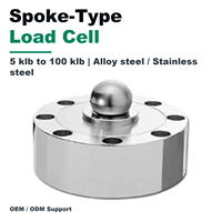 HCE HC-LCD Wheel Spoke Shaped Vishay Celtron LCD Load Cell Akurasi 0,05% Output Analog untuk Timbangan Truk