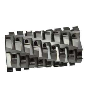 Cabezal de corte en espiral con cuchillas de carburo indexables para sierra de mesa y cepilladora de espesor industrial, para máquina CNC de carpintería - Product Image 2