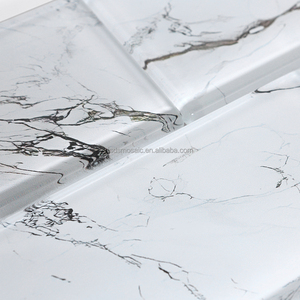 Piastrelle per pareti piastrelle per pavimenti in mosaico di pietra mix di vetro marrone Mica per cucina bagno Backsplash - Product Image 3