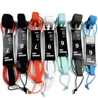 Offres Exceptionnelles : Laisse de Surf Droite Personnalisée en Cordon TPU pour Planche de Surf – Laisse de Surf de Qualité Supérieure avec Logo Personnalisé pour SUP