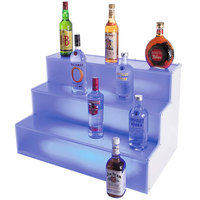 Présentoir led pour bouteilles d'alcool 2 étapes, étagères d'éclairage Commercial pour boissons de Bar à domicile avec télécommande pour la Promotion de Bar