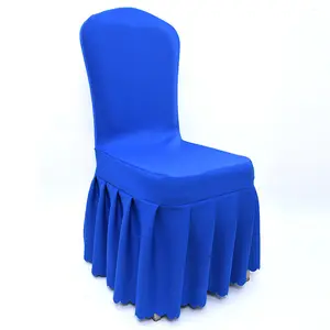 Funda universal de LICRA para silla, azul, para boda