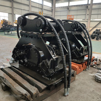 Vente directe usine : Compacteur à plaque vibrante hydraulique haute performance pour excavatrice, accessoire de machinerie de construction