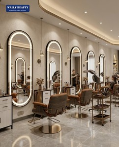 Estaciones de Estilismo para Peluquería Wally Beauty, Estación de Espejo con Iluminación LED para Peluquería - Product Image 4